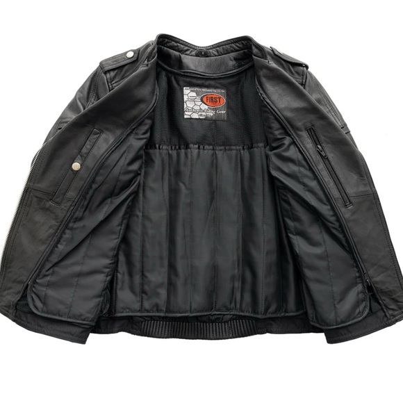 First Mfg Co. Tantrum leather jacket - Picture 2 of 5